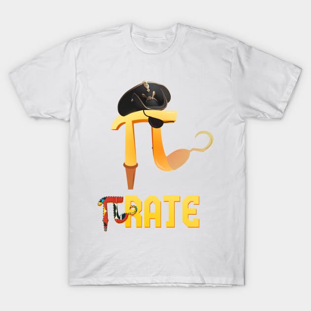 PIrate Pi funny Pirate Pi Math Pi Pun T-Shirt by jaml-12